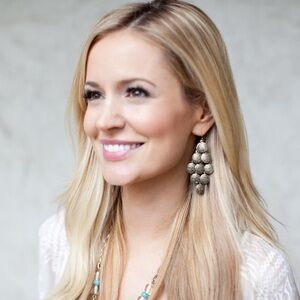 Emily Maynard bronze dangle earrings